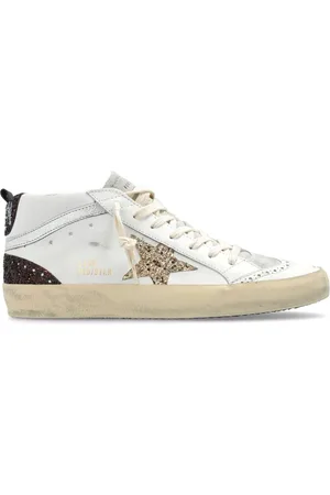 Golden Goose Mid Star glitter-detail sneakers