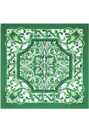Dolce & Gabbana Majolica-print silk bandanna