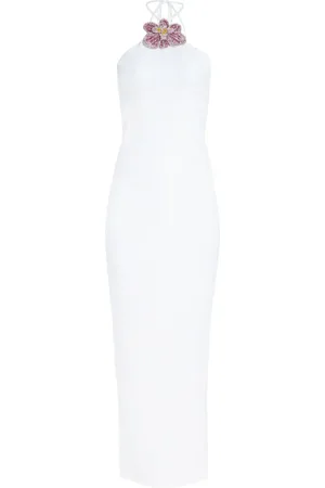 Retrofete Jessie rhinestone halterneck dress