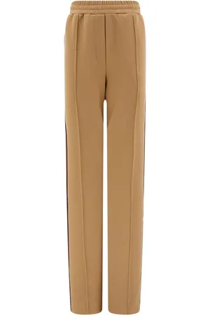 Salvatore Ferragamo Striped wide-leg track pants