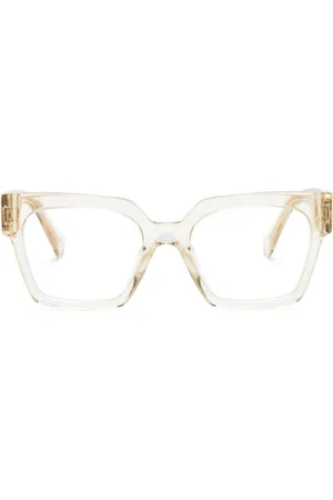 Miu Miu Transparent oversize-frame glasses