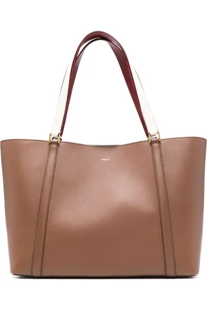 Bally Large Code leather tote bag