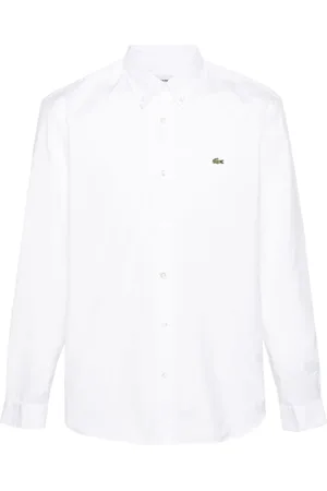 Lacoste Logo-patch cotton shirt