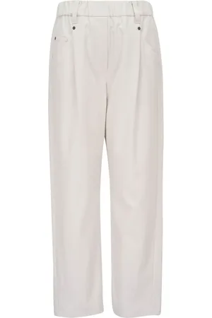 Brunello Cucinelli Straight-leg cotton trousers