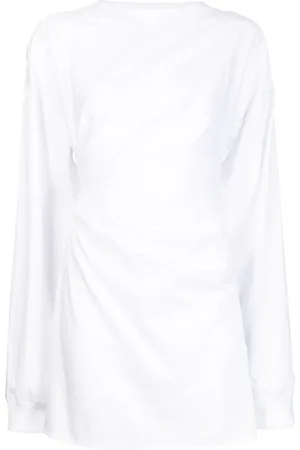 RTA Ruched long-sleeve dress