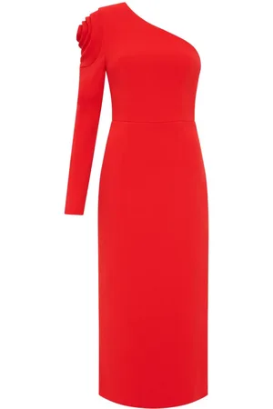 Rebecca Vallance Karina floral-detailing midi dress