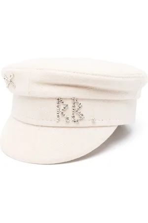 Ruslan Baginskiy Crystal-embellished baker boy cap