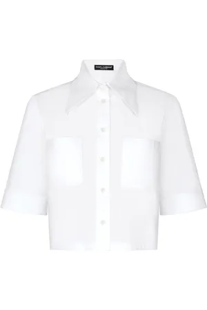 Dolce & Gabbana Cropped cotton shirt