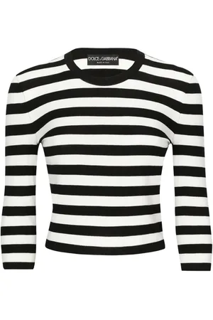 Dolce & Gabbana Striped cropped jumper