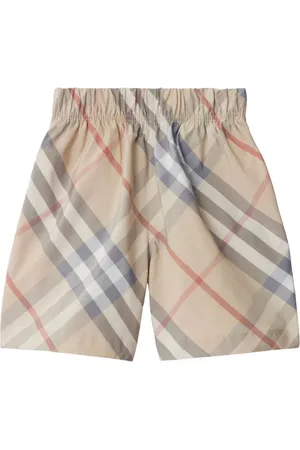 Burberry Check-print deck shorts