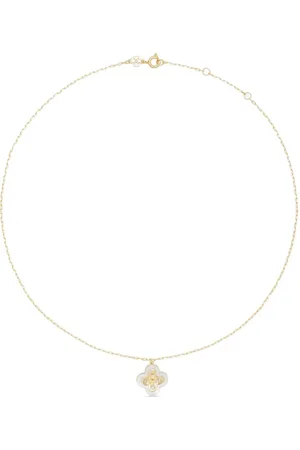 Tory Burch Kira Clover pendant necklace