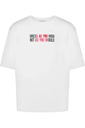 Moschino Slogan-print cotton T-shirt