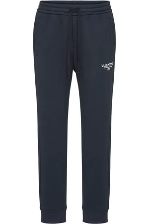 VALENTINO GARAVANI Logo-print drawstring track pants