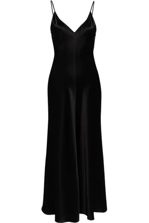 Voz V-neck slip silk dress