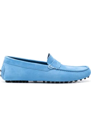 Scarosso Michael suede penny loafers