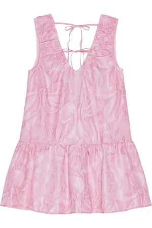 Ganni Patterned sleeveless dress