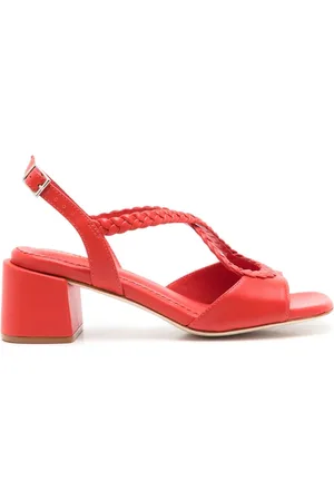 Sarah Chofakian Liane 45mm braided slingback sandals
