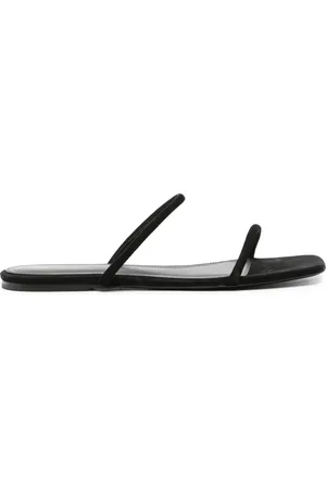 Totême Minimalist suede slides