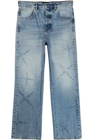 Purple Brand Rhinestone-embellished straight-leg jeans
