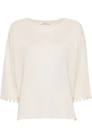 Max Mara Neottia pendant-detail cotton jumper