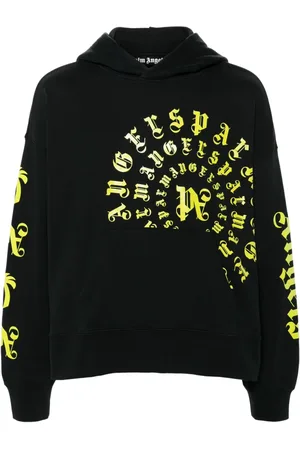 Palm Angels Logo-print cotton hoodie