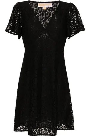 Michael Kors V-neck lace mini dress