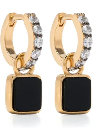 Missoma X Lucy Williams Black Onyx-charm earrings