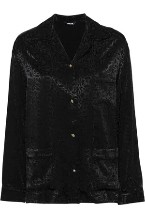 Roberto Cavalli Logo-jacquard shirt