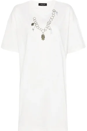 Fabiana Filippi Graphic-print T-shirt minidress