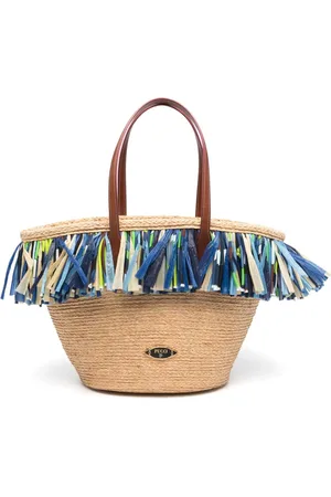 Puccini Ng fringed beach bag