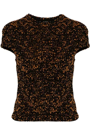 Totême Tortoiseshell-effect chenille top