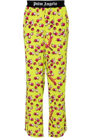 Palm Angels Cherry-print trousers