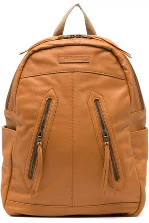 PRIVATE STOCK Logo-appliqu?? leather backapck