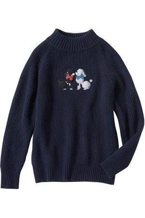 Familiar Dog-appliquéd jumper