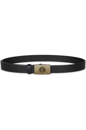 Etro Pegaso-engraved leather belt