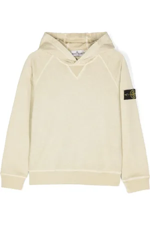 Stone Island Compass-badge cotton hoodie