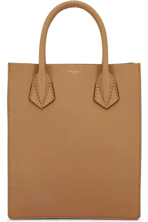 MOREAU Logo-print leather tote bag