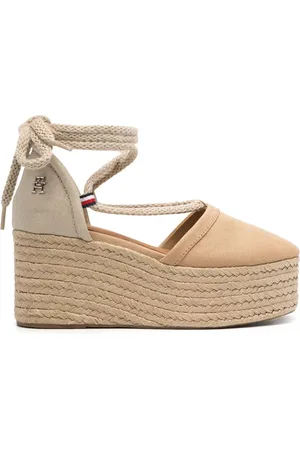 Tommy Hilfiger 75mm wedge-heel espadrilles