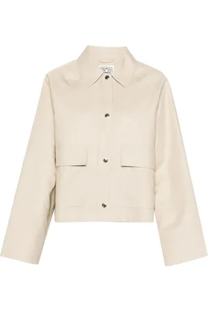 Totême Organic cotton cropped jacket