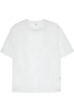 Patrizia Pepe Sheer organza T-shirt