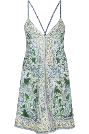 ZIMMERMANN Ottie Swing linen minidress