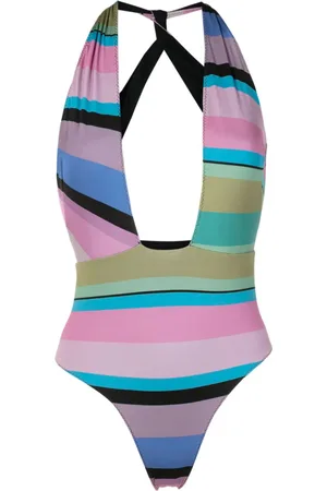 CLUBE BOSSA Welch plunging swimsuit