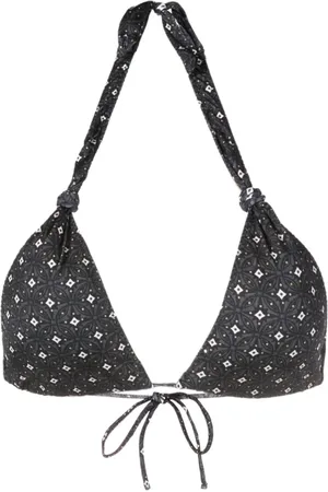 CLUBE BOSSA Rings graphic-print bikini top