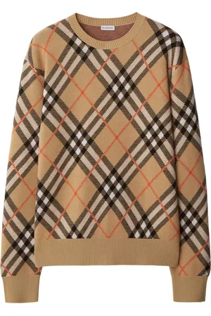 Burberry Vintage Check intarsia-knit jumper