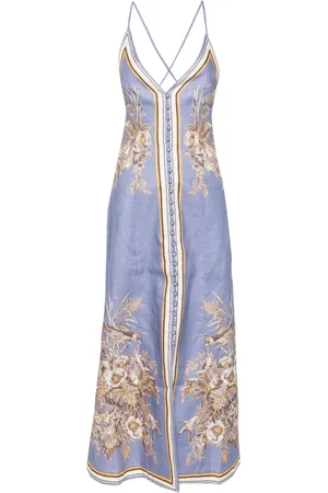 ZIMMERMANN Ottie linen maxi dress