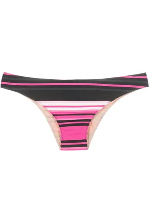 CLUBE BOSSA Niarchos stripe-print bikini bottoms