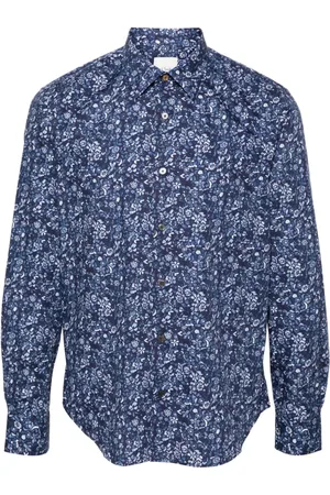 Paul Smith Floral-print organic cotton shirt