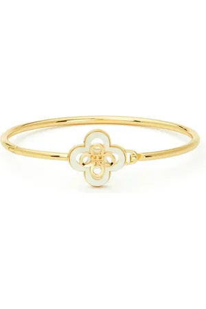 Tory Burch Kira Clover cuff bracelet