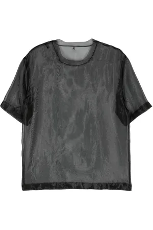 Patrizia Pepe Sheer organza T-shirt