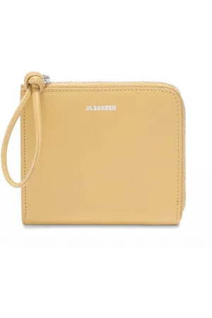 Jil Sander Leather logo-print purse